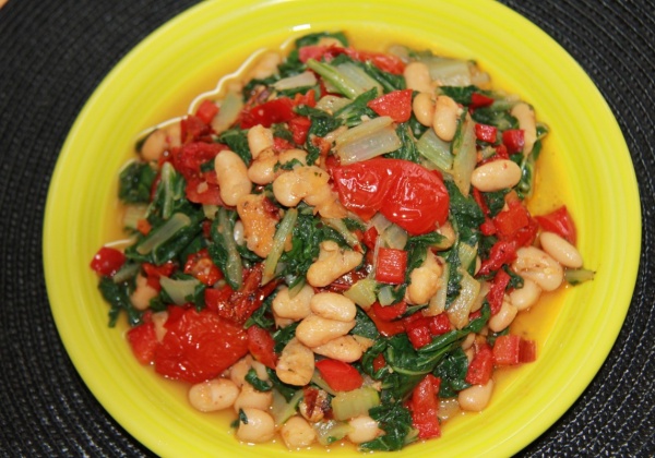 Foodie Friday: Silverbeet and Roasted Tomatoes