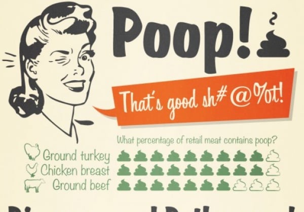 Gross Things in Meat (Infographic)