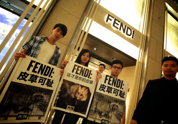 PETA Rains on Fendi’s Parade