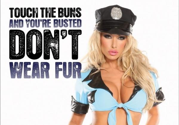 Sexy ‘Cop’ Kobe Kaige Cracks Down on Fur Felons